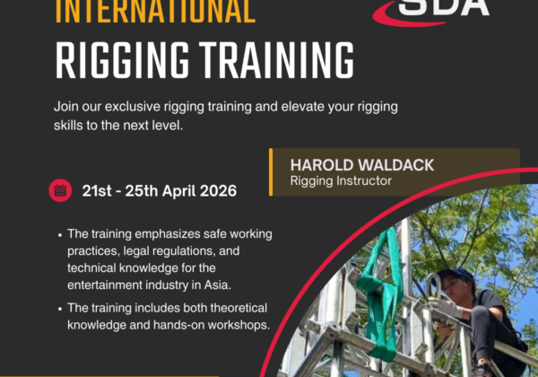 5-Day Rigging Training at SDA Headquarters (Malaysia), sign up now