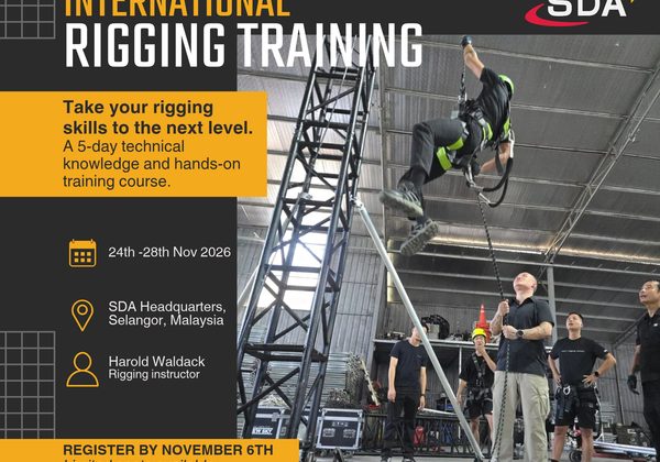 5-Day Rigging Training at SDA Headquarters (Malaysia), sign up now